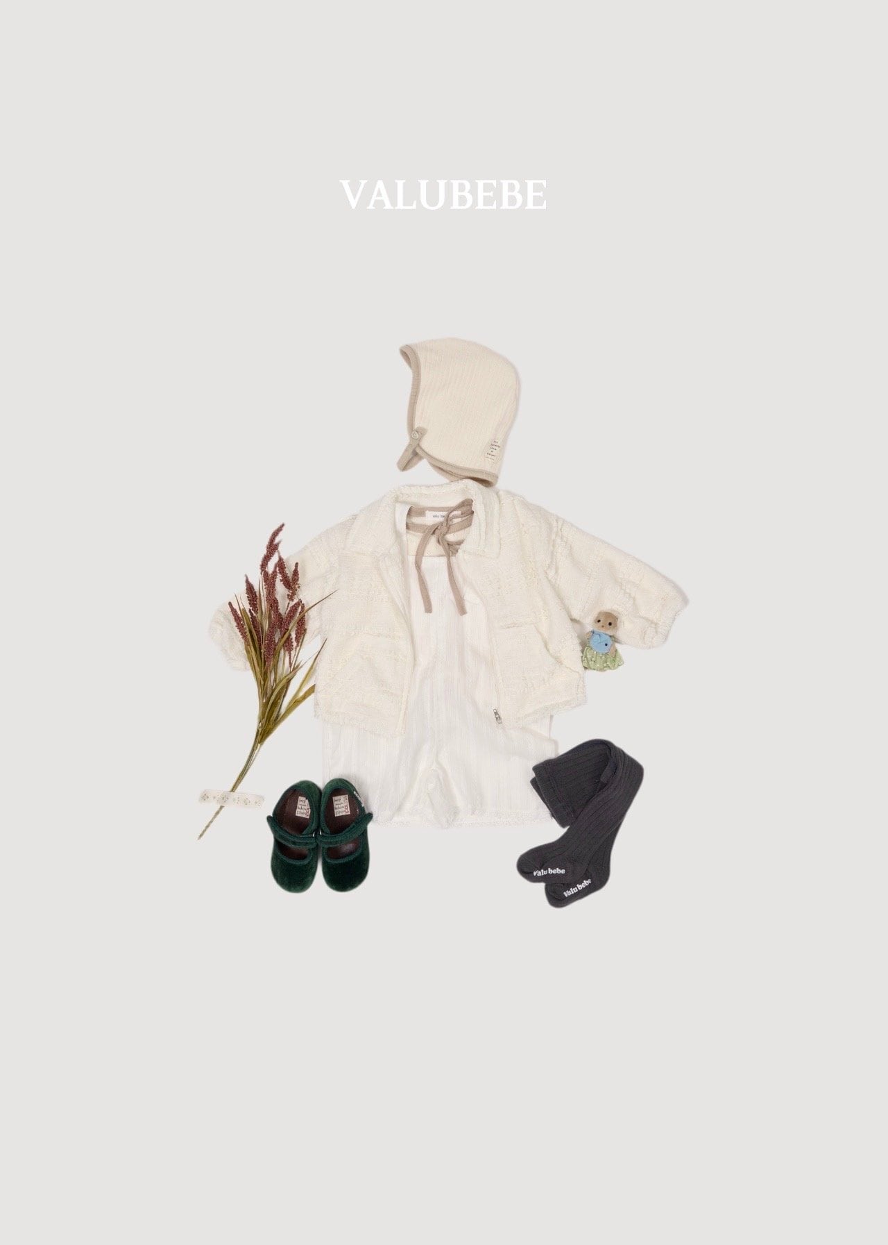 送料無料【予約】/ レースサロペット /valubebe