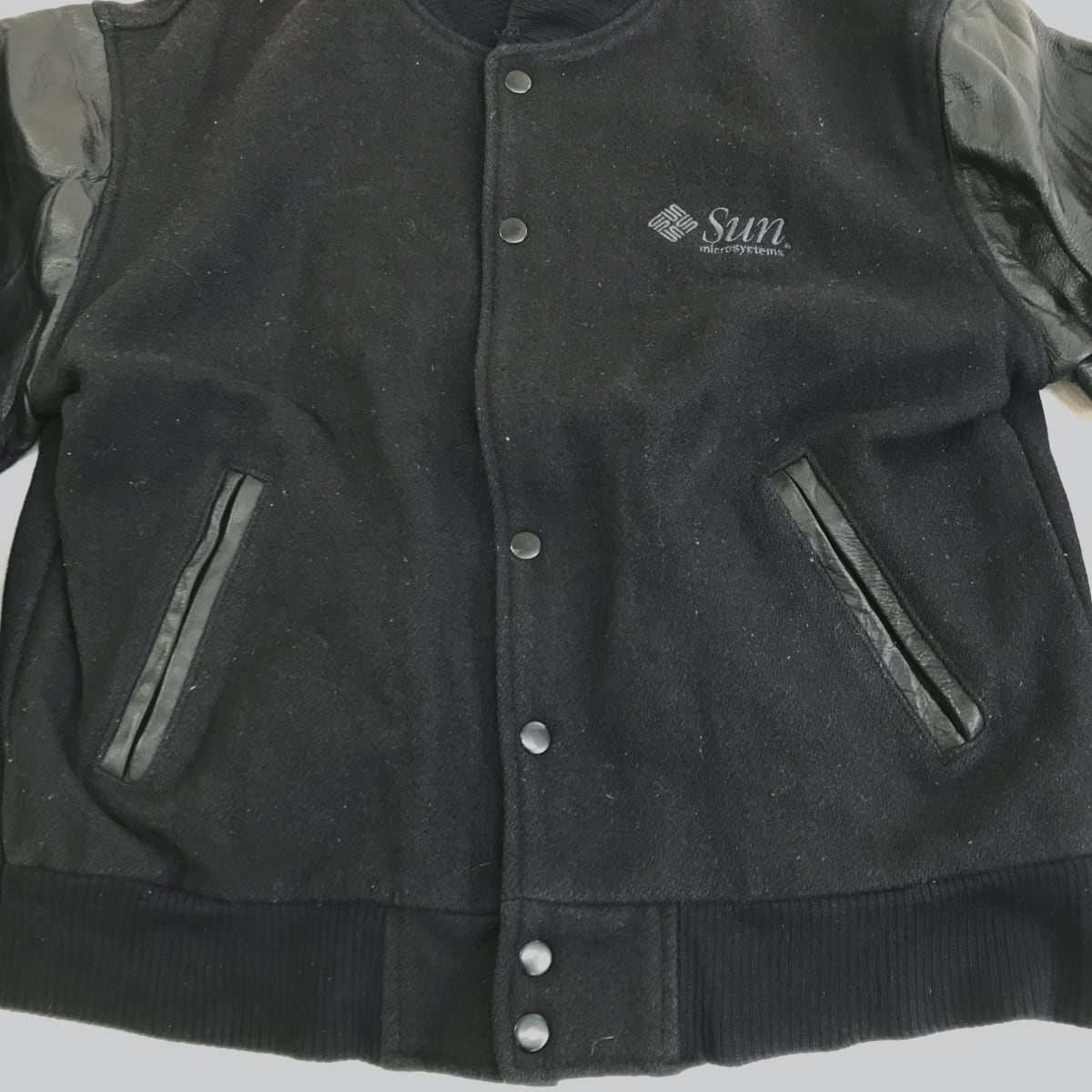 MAC MURRAY 90年代 USA製 袖革スタジャン ベースボール ジャケット