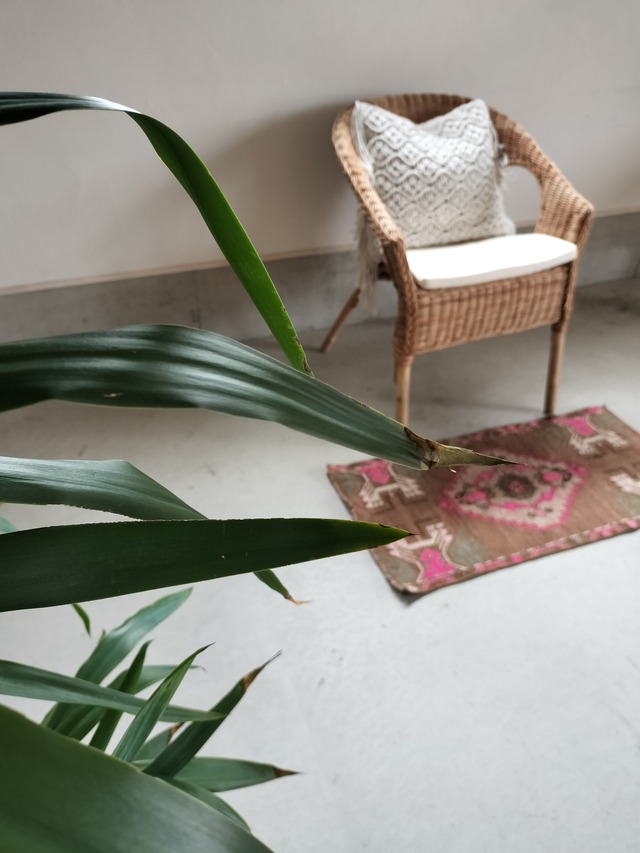 Turkish small rug 90✕45cm No.415