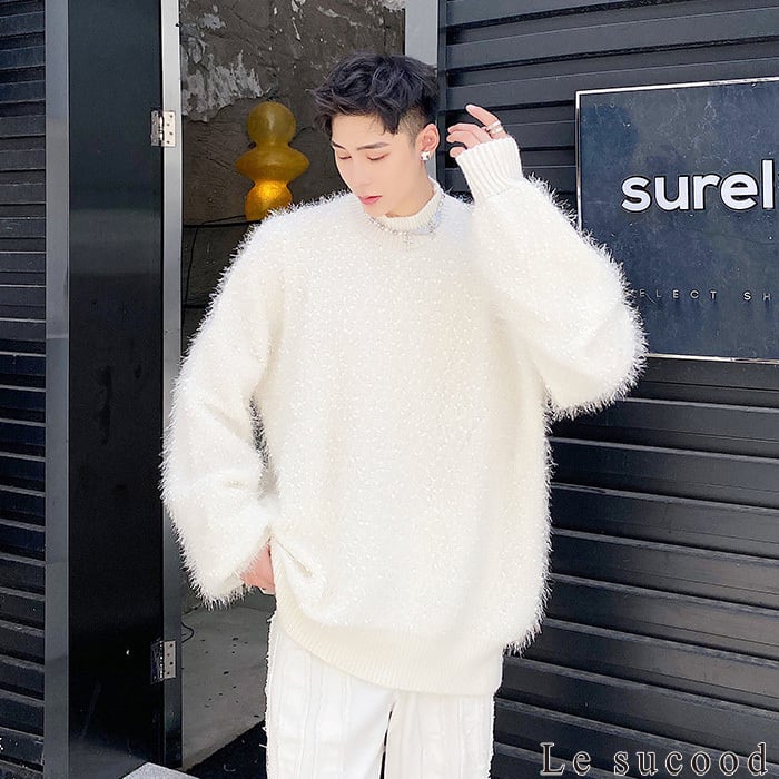 Le sucood】【お支払い確認後20日以内発送】ラメ入りふわふわ起毛