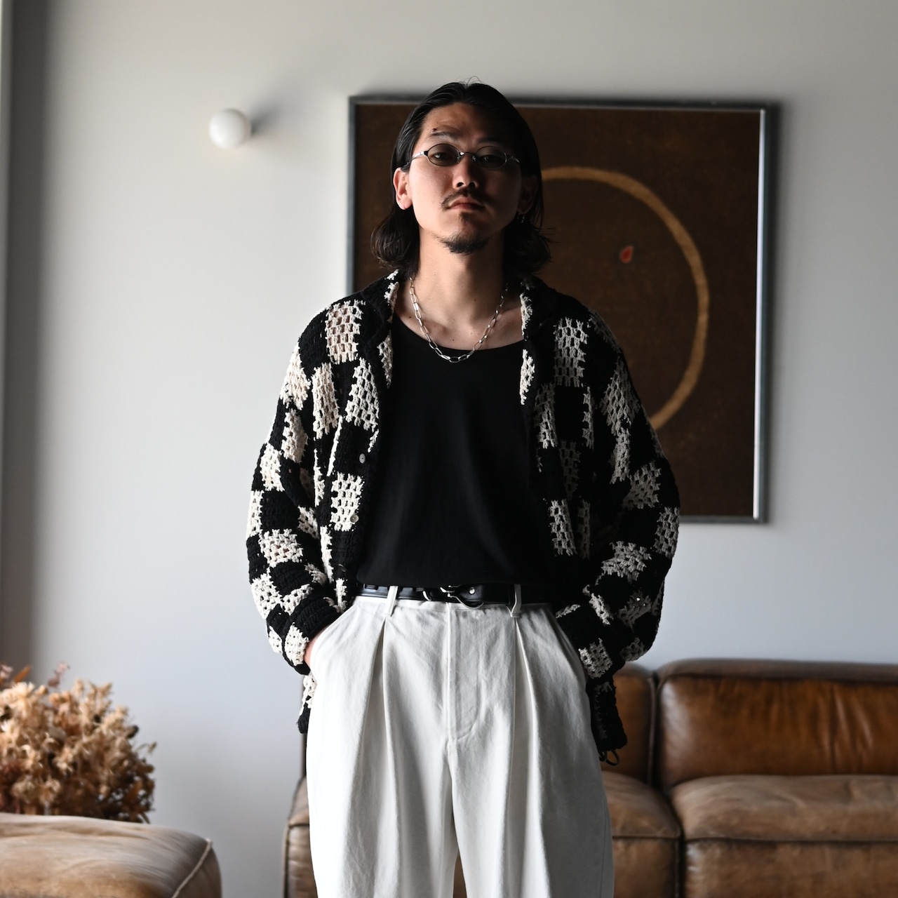 OLD JOE / HAND CROCHET HAVANA SHIRTS (Long-sleeve)