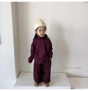 ザゴグマ / THE GOGUMA / 無地ストレッチハイネックT / 韓国子供服 / ジュニア / 26winter〖取寄〗*JS~JL*
