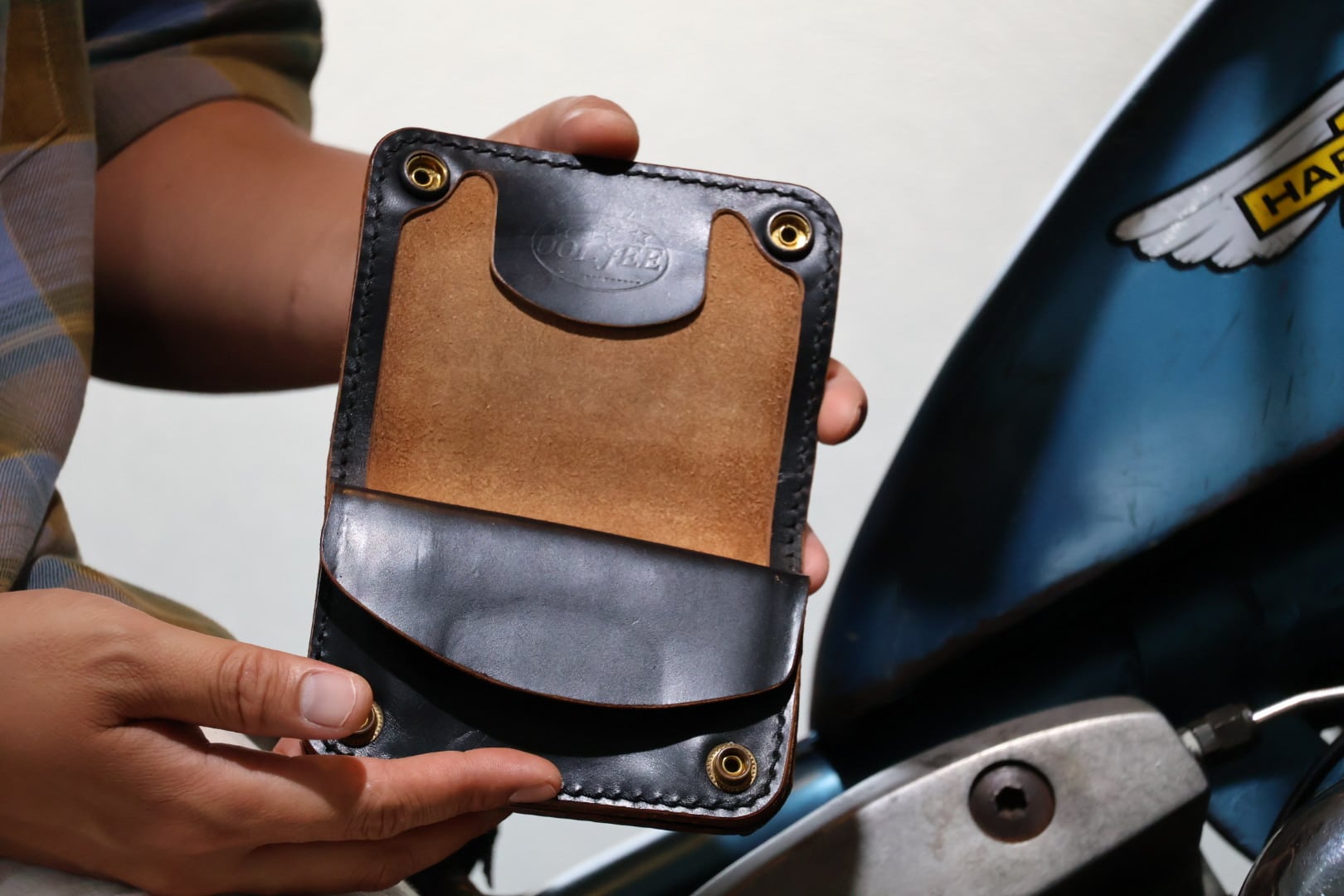 OOLJEE leather ヒリー　ミドルトラッカーウォレット オーダーページ)ヒリー ミドルトラッカーウォレット | OOLJEE leather