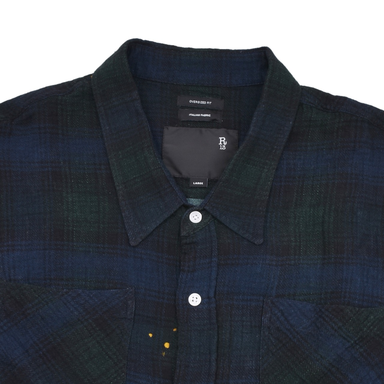【R13】DROP NECK WORKSHIRT(NAVY) - 3