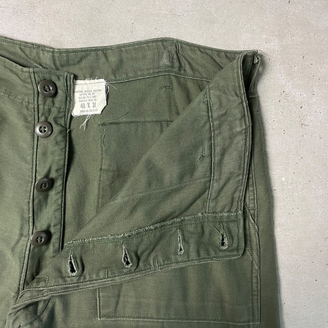 75年納品 70年代 U.S.ARMY 米軍実品 ベイカーパンツ ミリタリーパンツ 