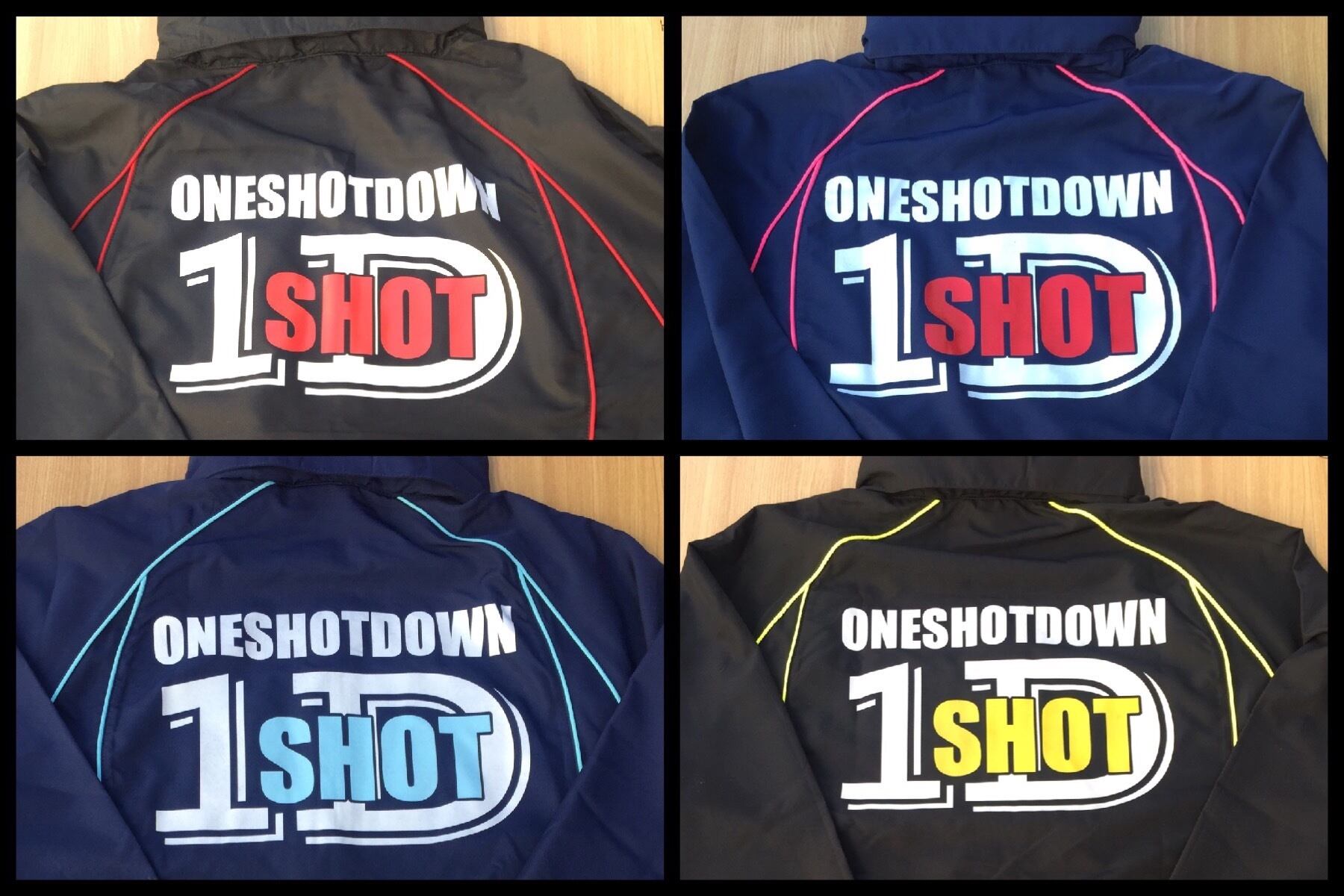 ONESHOTDOWN ナイロンジャージ 上・下 | ONESHOTDOWN