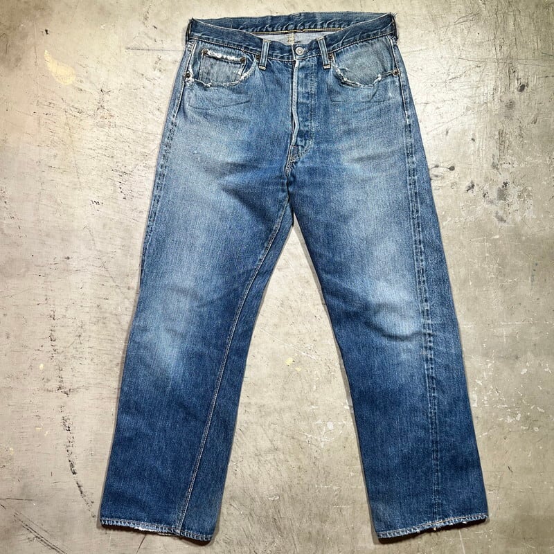 50's LEVI'S 501XX リーバイス デニム 紙パッチ ギャラ有り ドット刻印