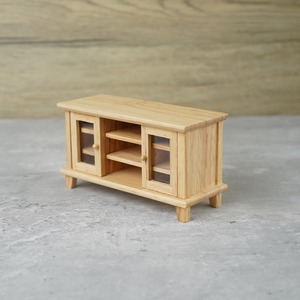 020-30004　ミニチュア家具　cabinet&shelf　テレビボード1
