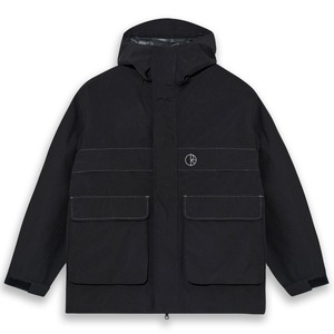 POLAR / CARGO SHELL JACKET - BLACK/SILVER