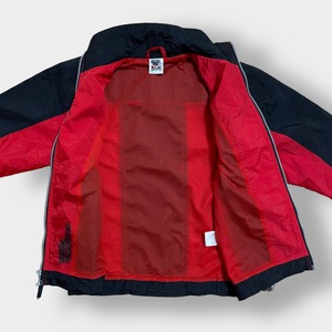 NIKE 90s 白タグ ナイロンジャケット ジャンパー フルジップ バイカラー バックロゴ ビッグロゴ スウッシュ ビンテージ ナイキ S US古着