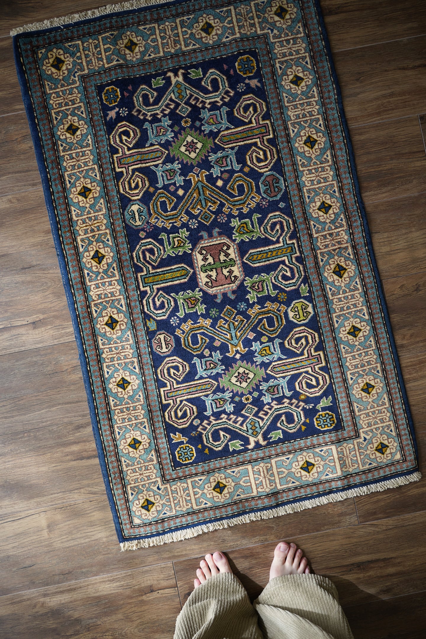 ヴィンテージラグ　トライバルラグ インドラグ　週末限定大特価☺︎ ヴィンテージラグ専門店 TIME RUG （ペルシャ絨毯・トライバルラグ）