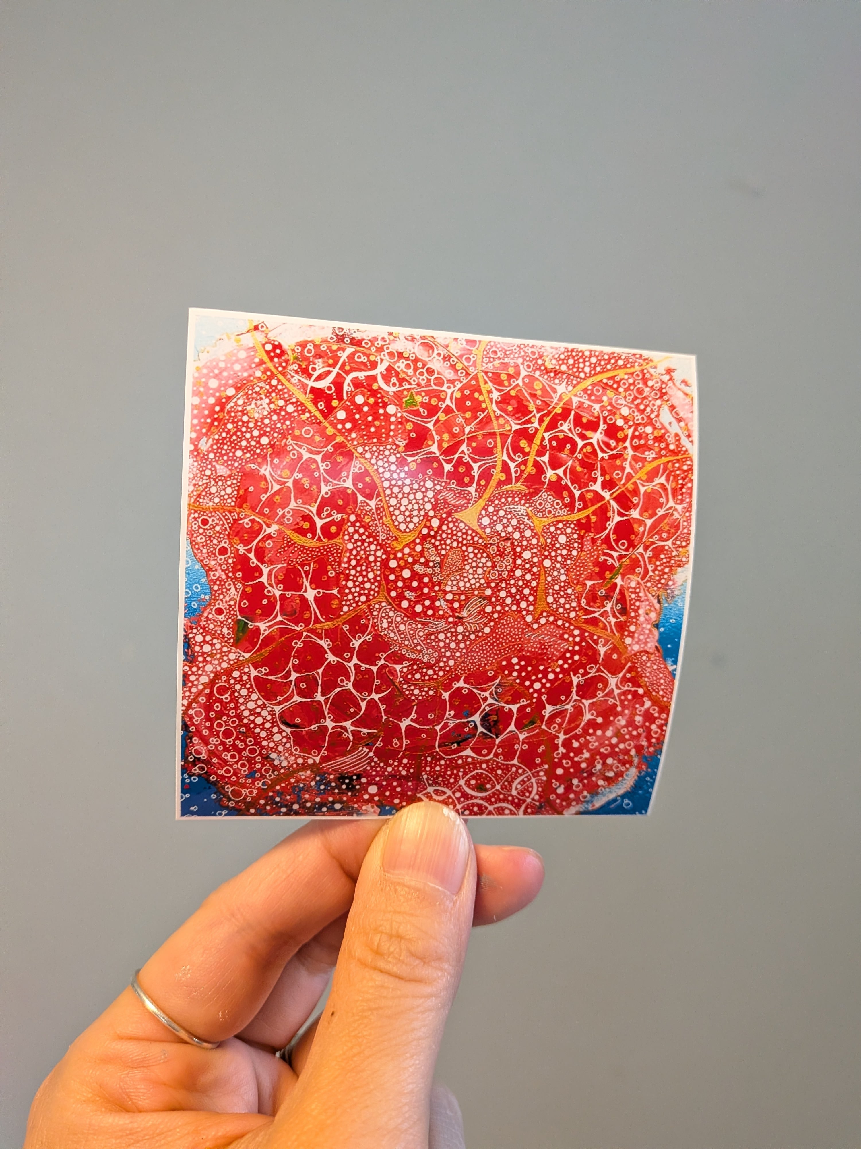 I am hereシルクスクリーン作品No.7 | SAKI OTSUKA SHOP