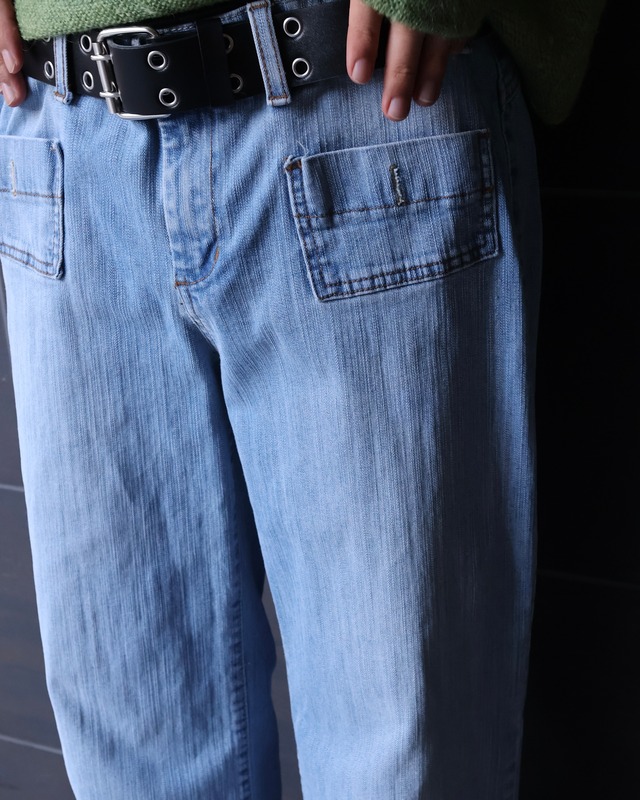 Regular Straight Denim Pants