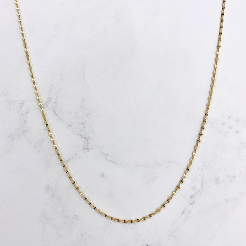 【14K-3-49】18inch 14K real gold chain necklace