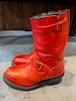 ［USED］MADE IN GM JAPAN×WOLF’S HEAD wolf's Engineer Boots /Red/ 8.5/26.5cm