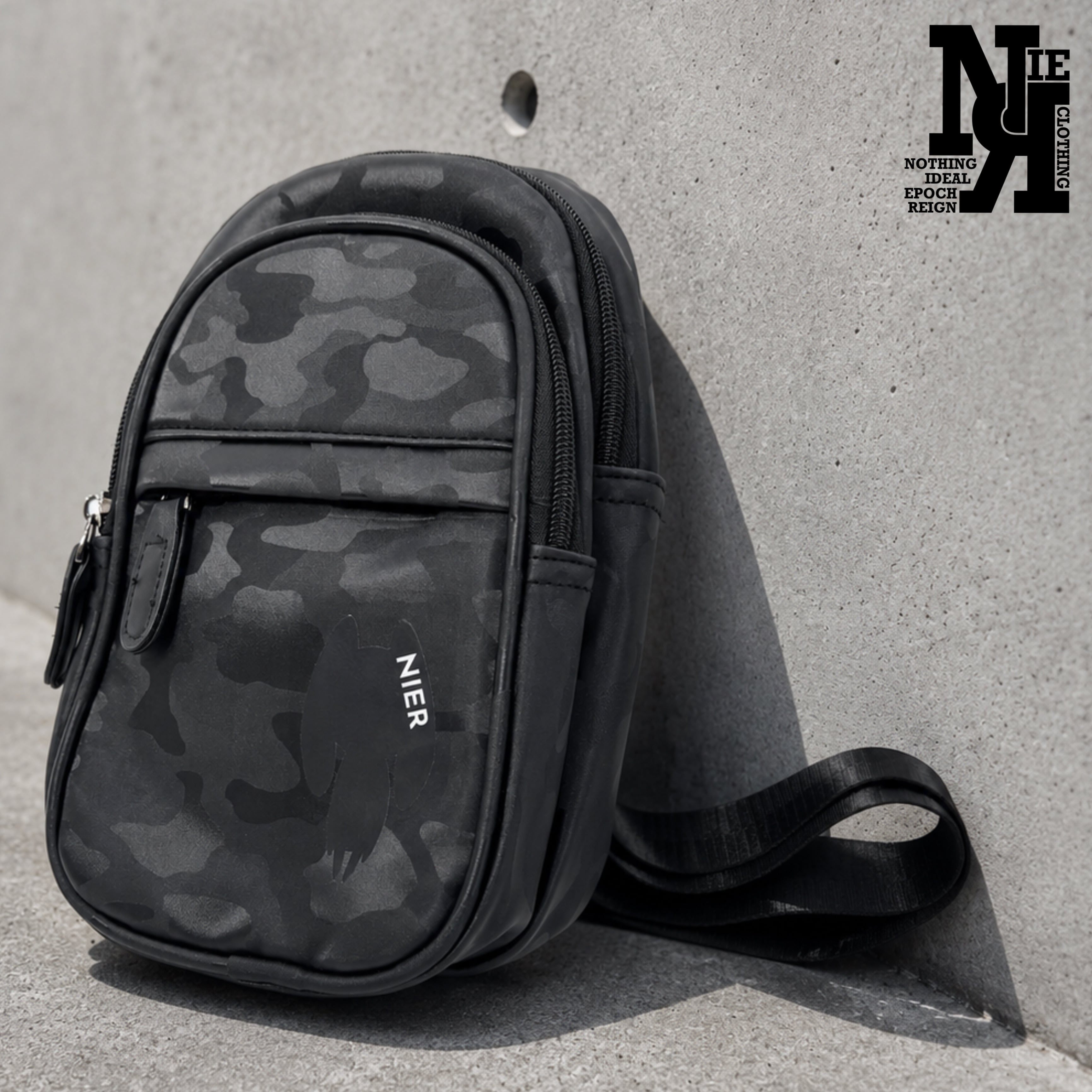 先着39点限定大特価新作》NieR BLACK迷彩BODY BAG | NIER CLOTHING