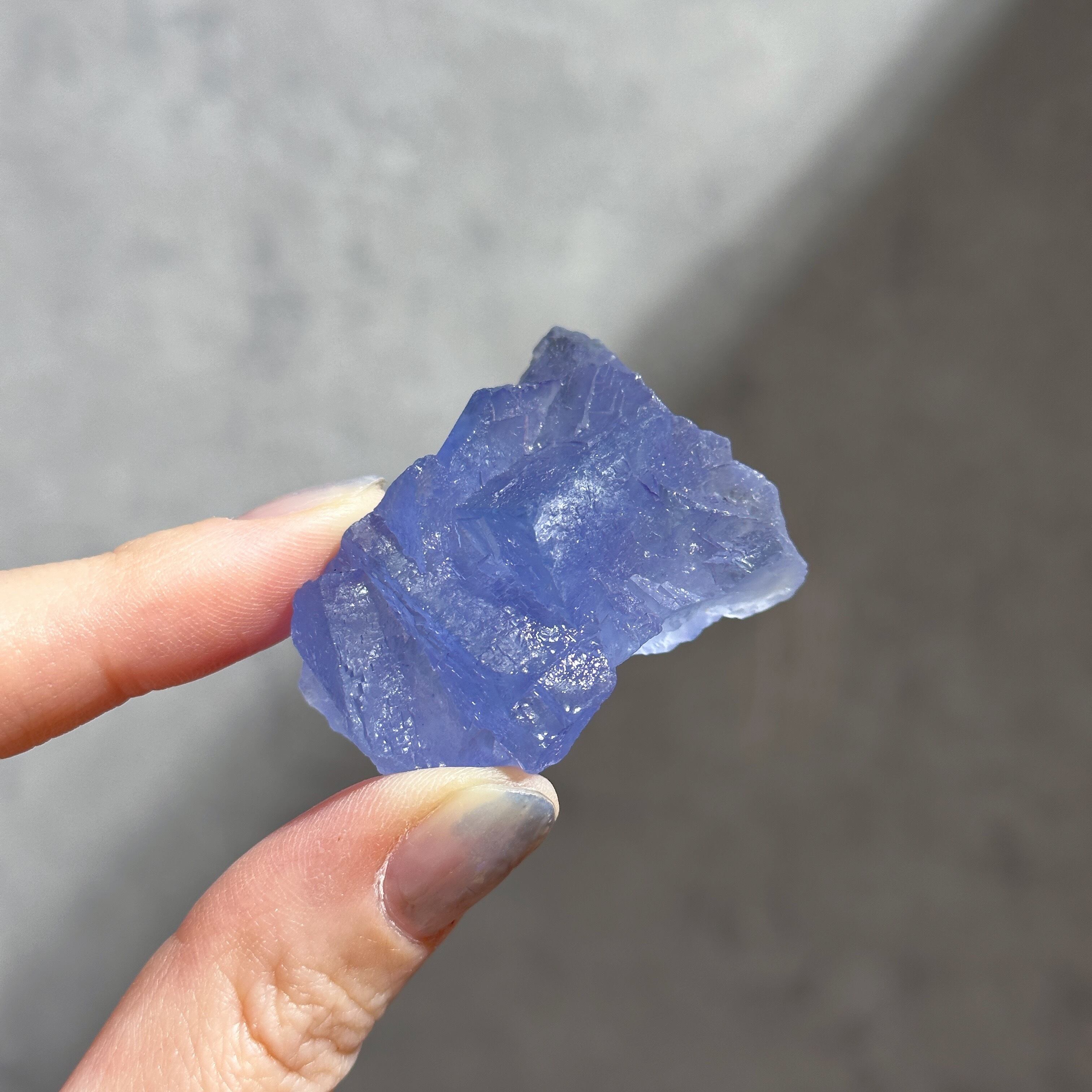 原石（ブルーフローライト） ブルーフローライト 原石15◇ Blue Fluorite ◇天然石・鉱物