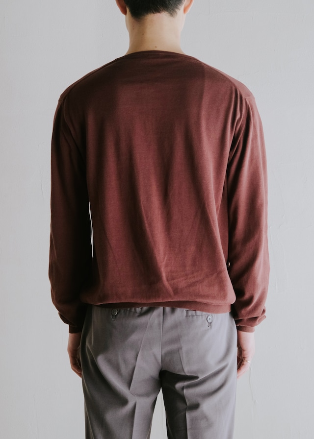 90's malo v-neck cotton knit