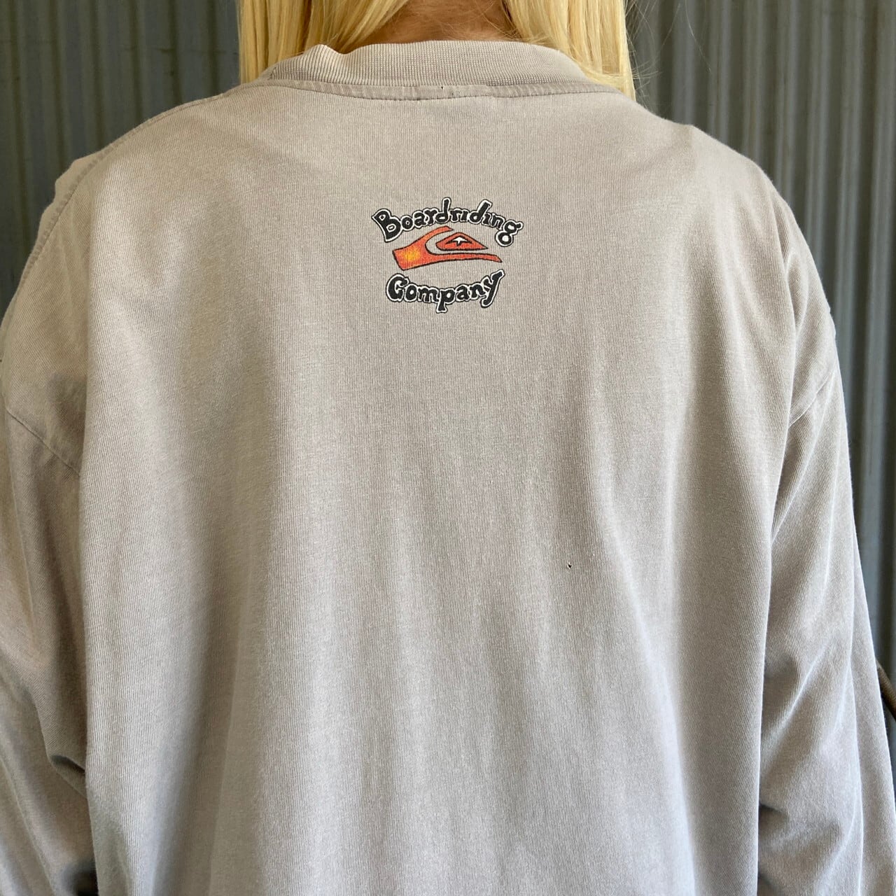 90年代 トルコ製 QUICK SILVER クイックシルバー ロングTシャツ メンズ ...