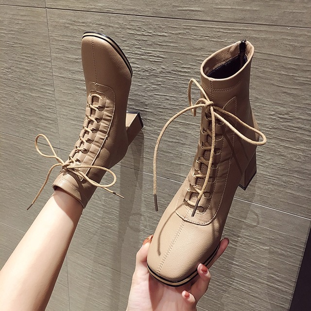 ブーツウィンタースタイルカジュアルレッド 靴 シューズ 冬物 スクウェア フェイクシューズ43478849200