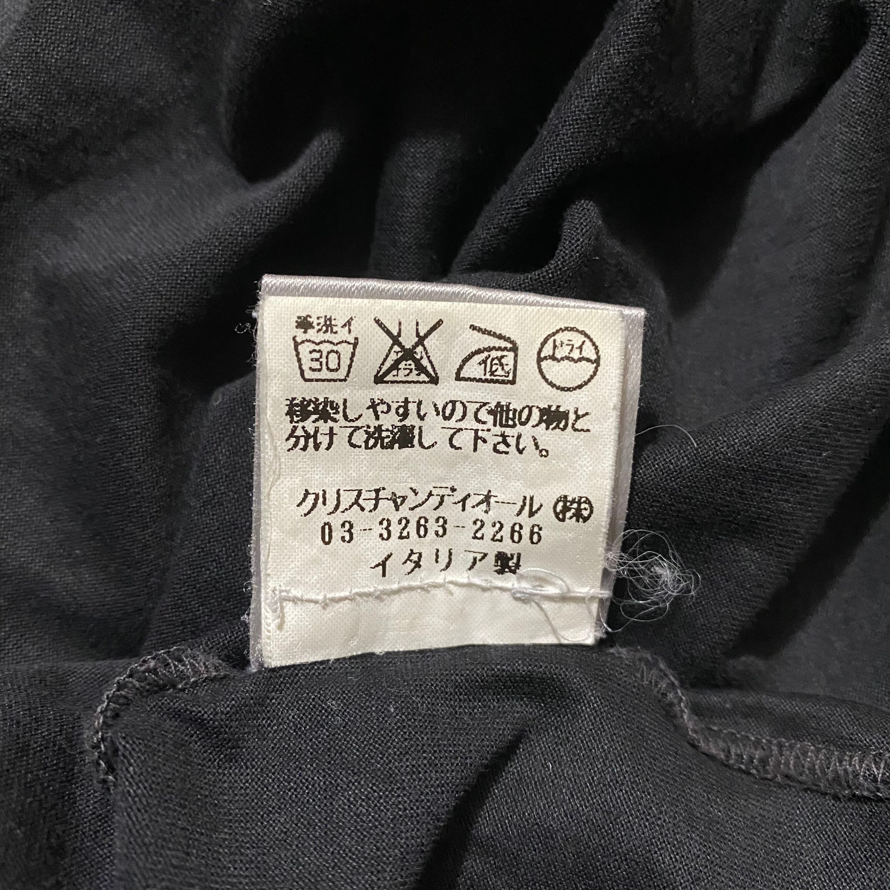 04SS DIOR HOMME leather switching tee “bee” | NOIR ONLINE