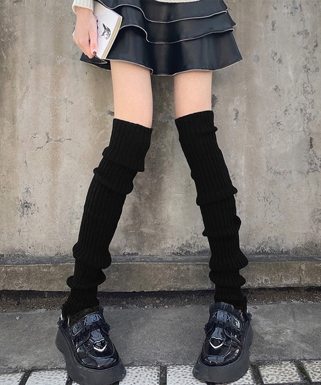 ニットソックス 甘美な日系カレッジスタイルの 春秋用の中丈ソックス
