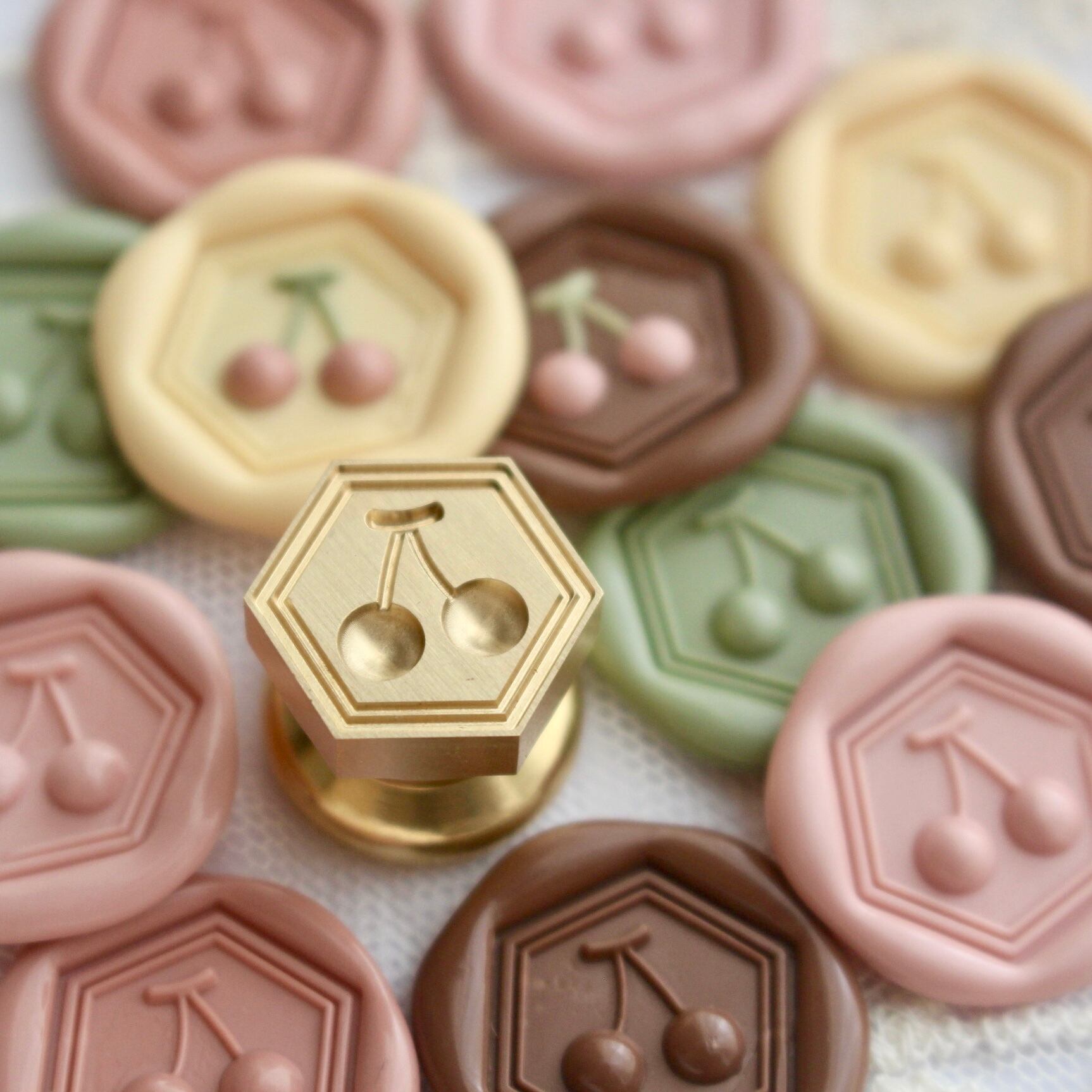 【SELECT】Wax Seal Stamp │Cherry【15mm】