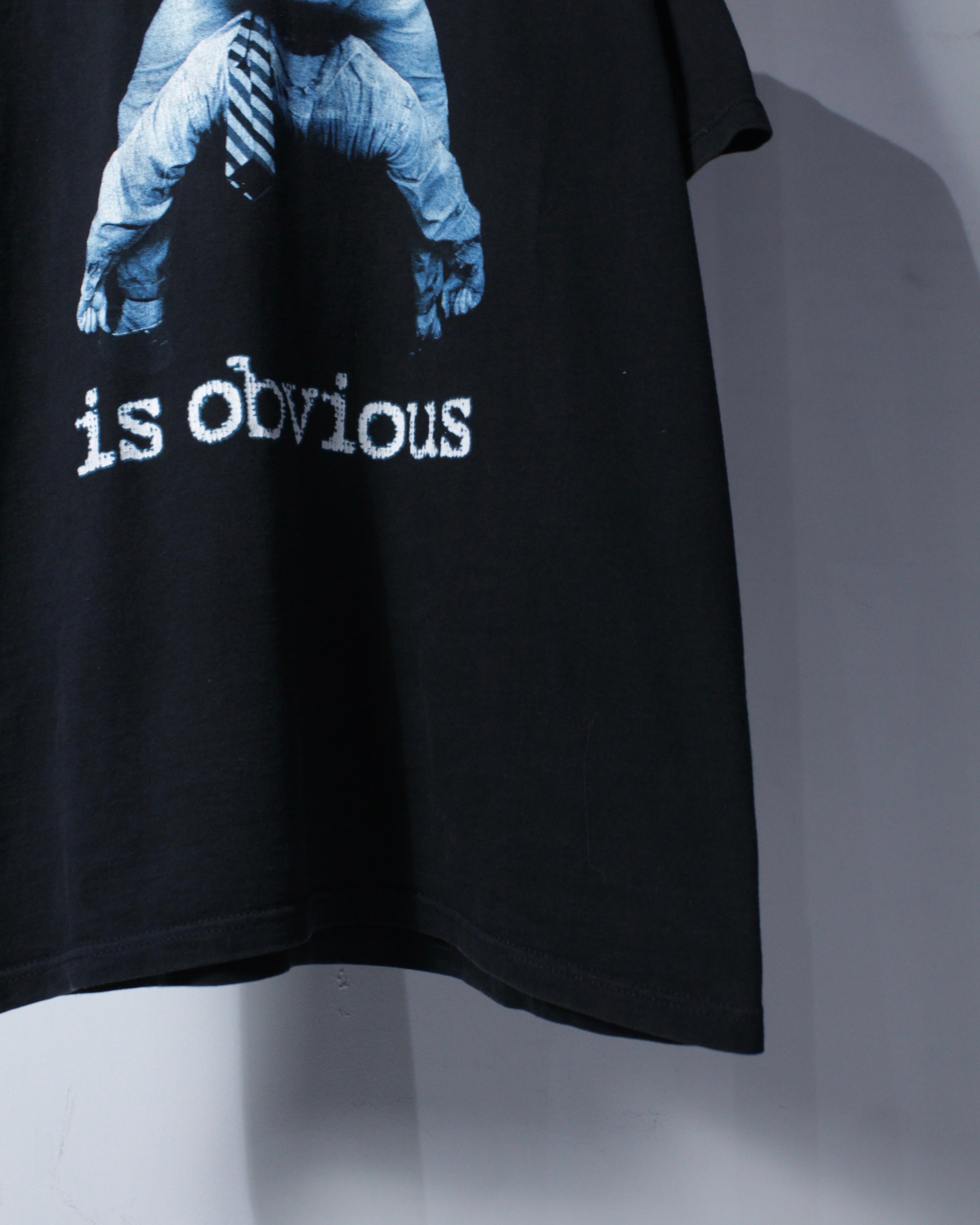 Caka BLACK】90's〜00's ”Your Problem Is Obvious” Vintage Print T