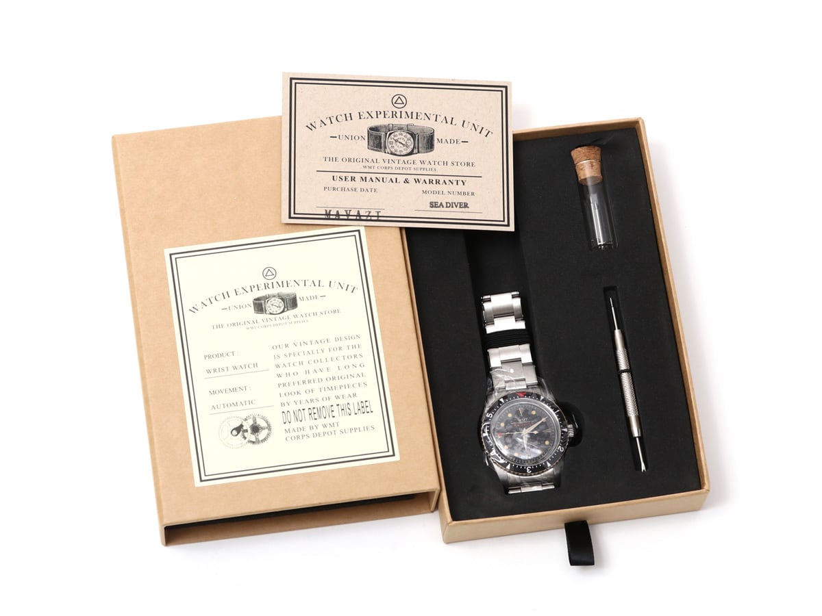 WMT ダブルエムティー WMT WATCHES Sea Diver - SUB-MILIUS WMT ダブルエムティー WMT WATCHES Sea Diver - SUB-MILIUS