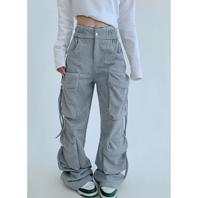 simple sweat cargo pants　シンプルスウェットカーゴパンツ　J1558