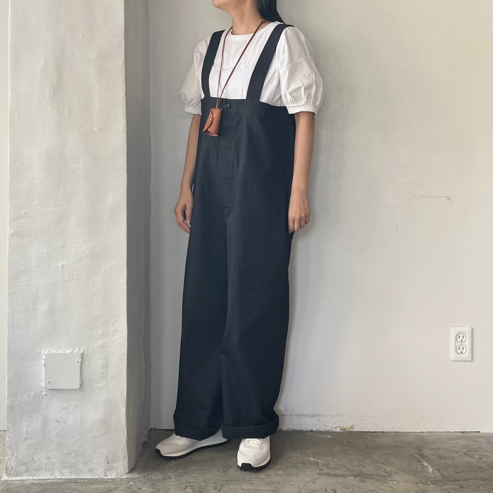 yarmo ヤーモ　ハイライズブレーストラウザー Yarmo High Rise Brace Trousers（ハイライズブレーストラウザーズ