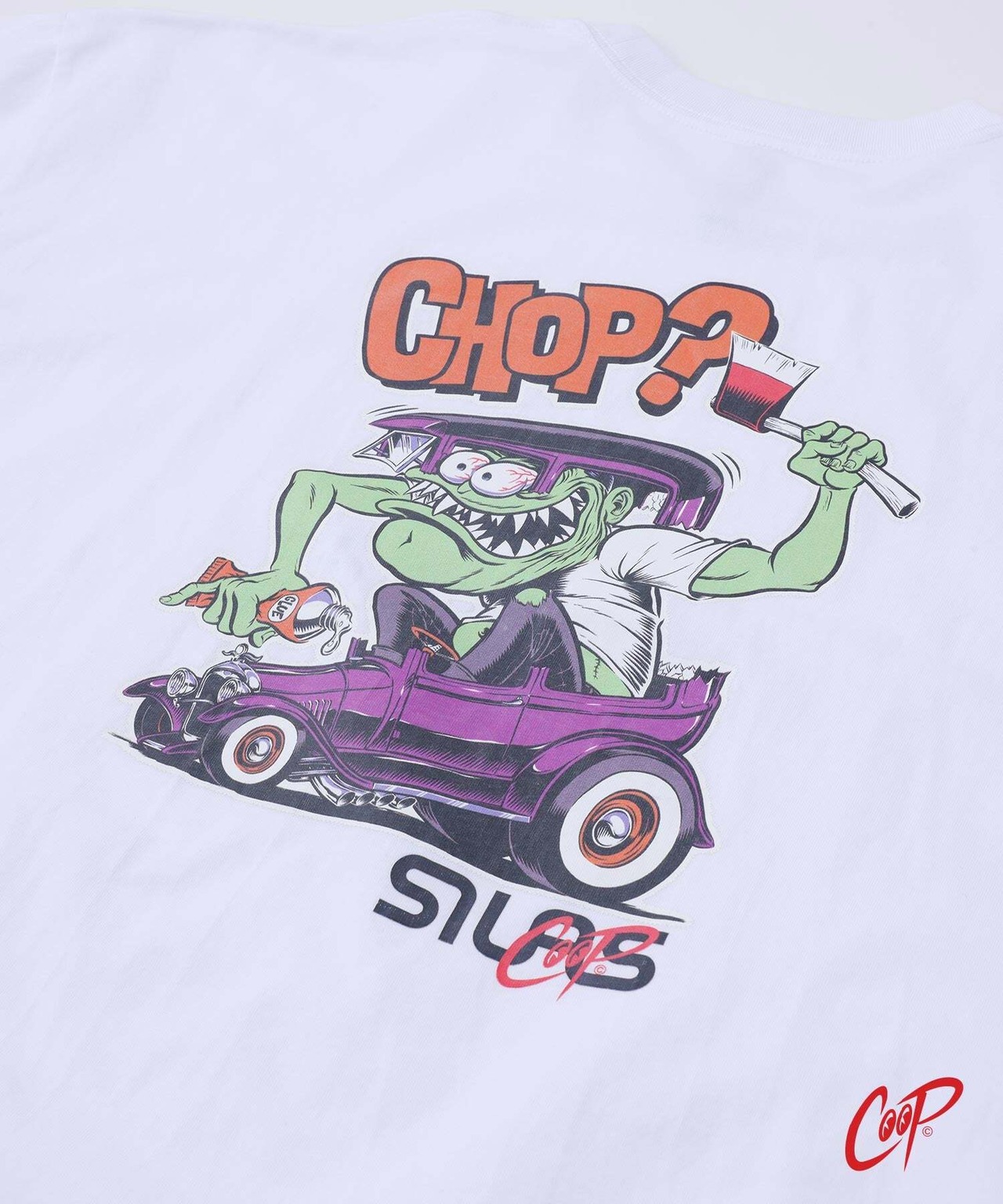 【SILAS】SILASxCOOP CHOPPED ROOF PRINT WIDE S/S TEE