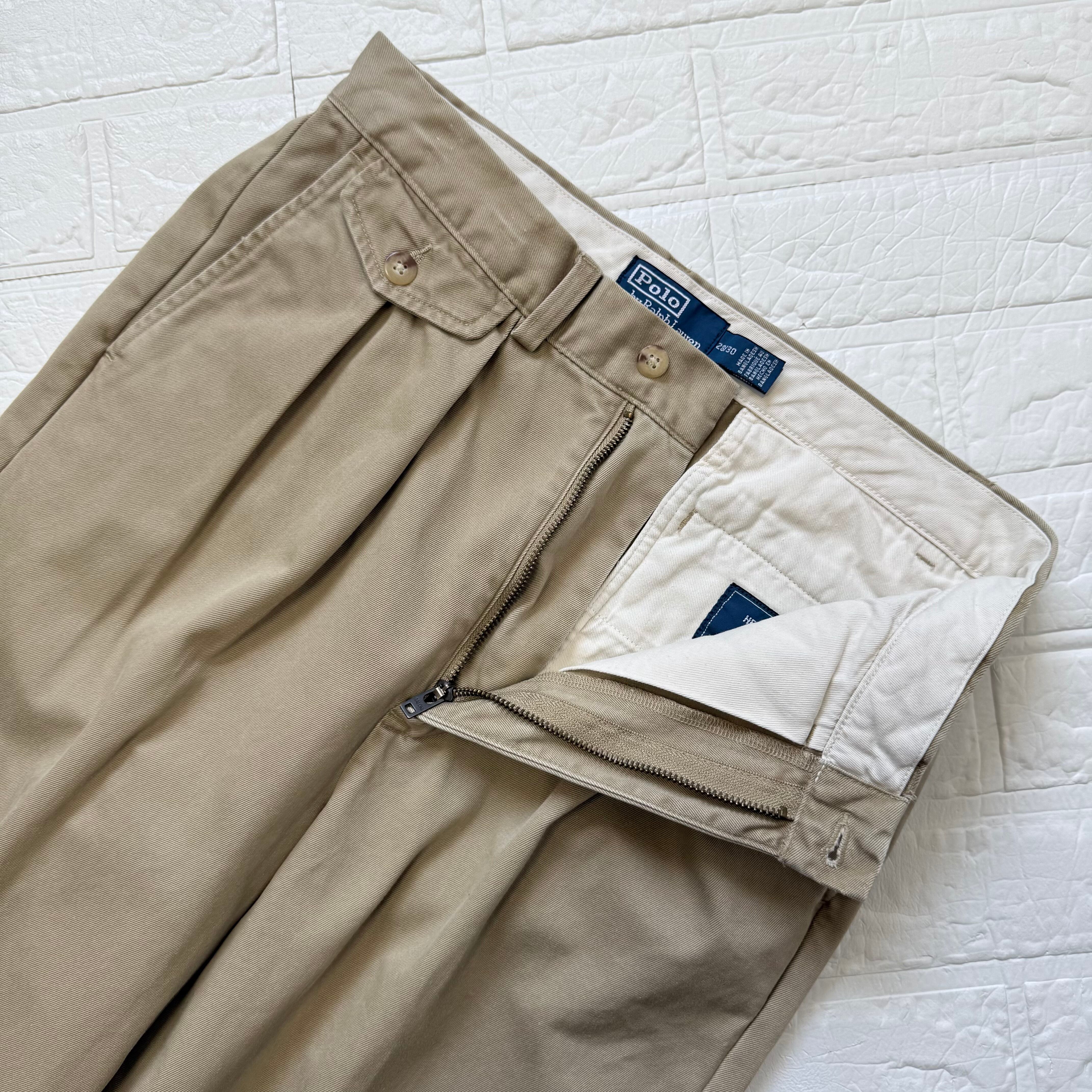 Polo Ralph Lauren THE WHITMAN CHINO 2プリーツ ヘリテージチノパンツ