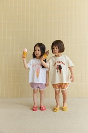 【取寄/韓国直送】Daily bebe 26/SM アイスクリームTシャツ｜夏服｜韓国子供服
