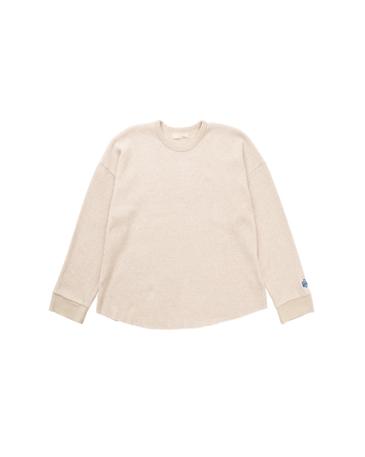 【#Re:room】DAMAGE WAFFLE LONG SLEEVE［REC882］