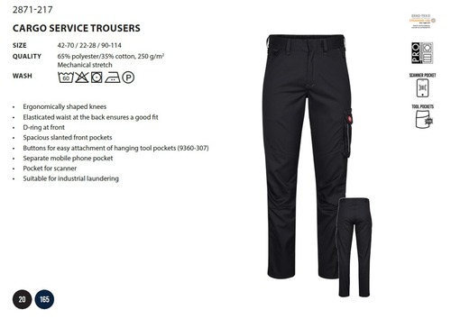 2871-217 CARGO SERVICE TROUSERS