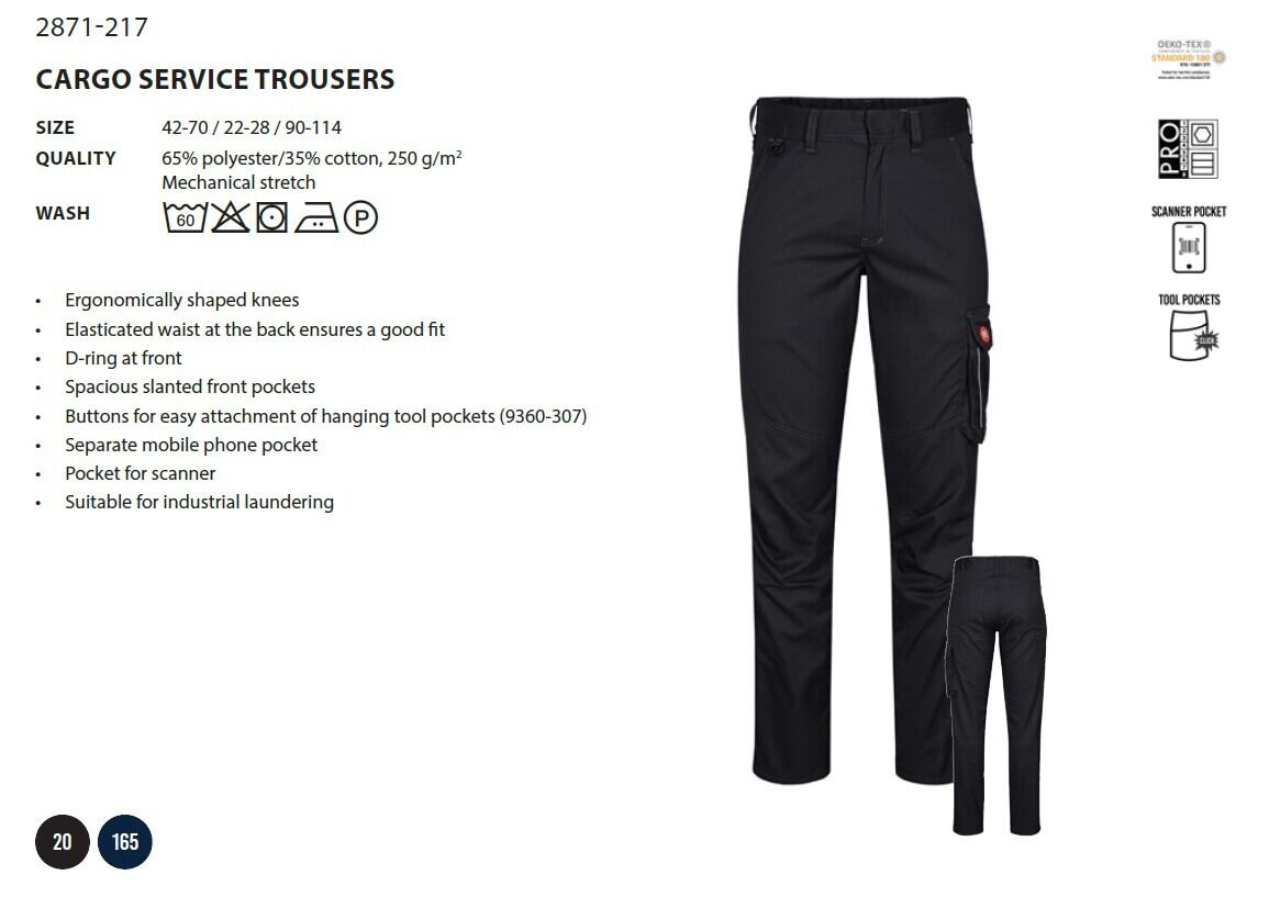 2871-217 CARGO SERVICE TROUSERS
