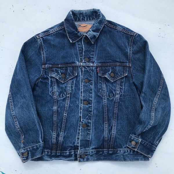 Levi's 70505 big e 4th 40サイズ　USA 濃紺 ケアタグ