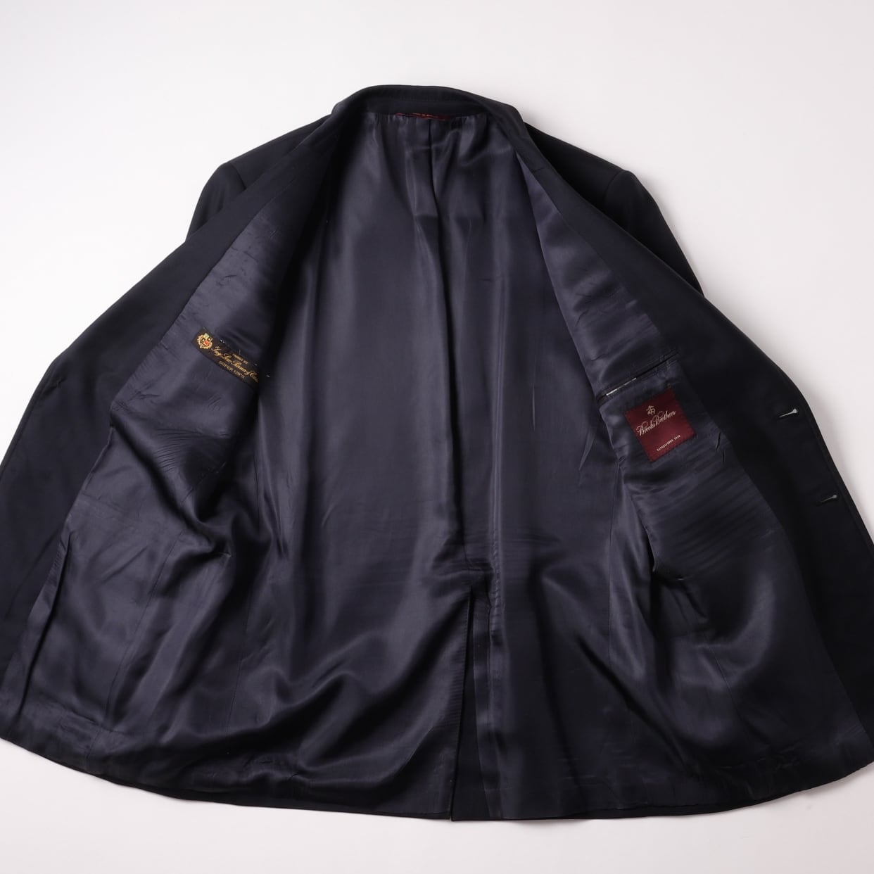 美品】BROOKS BROTHERS Loro Piana wool Navy blazer boys size18