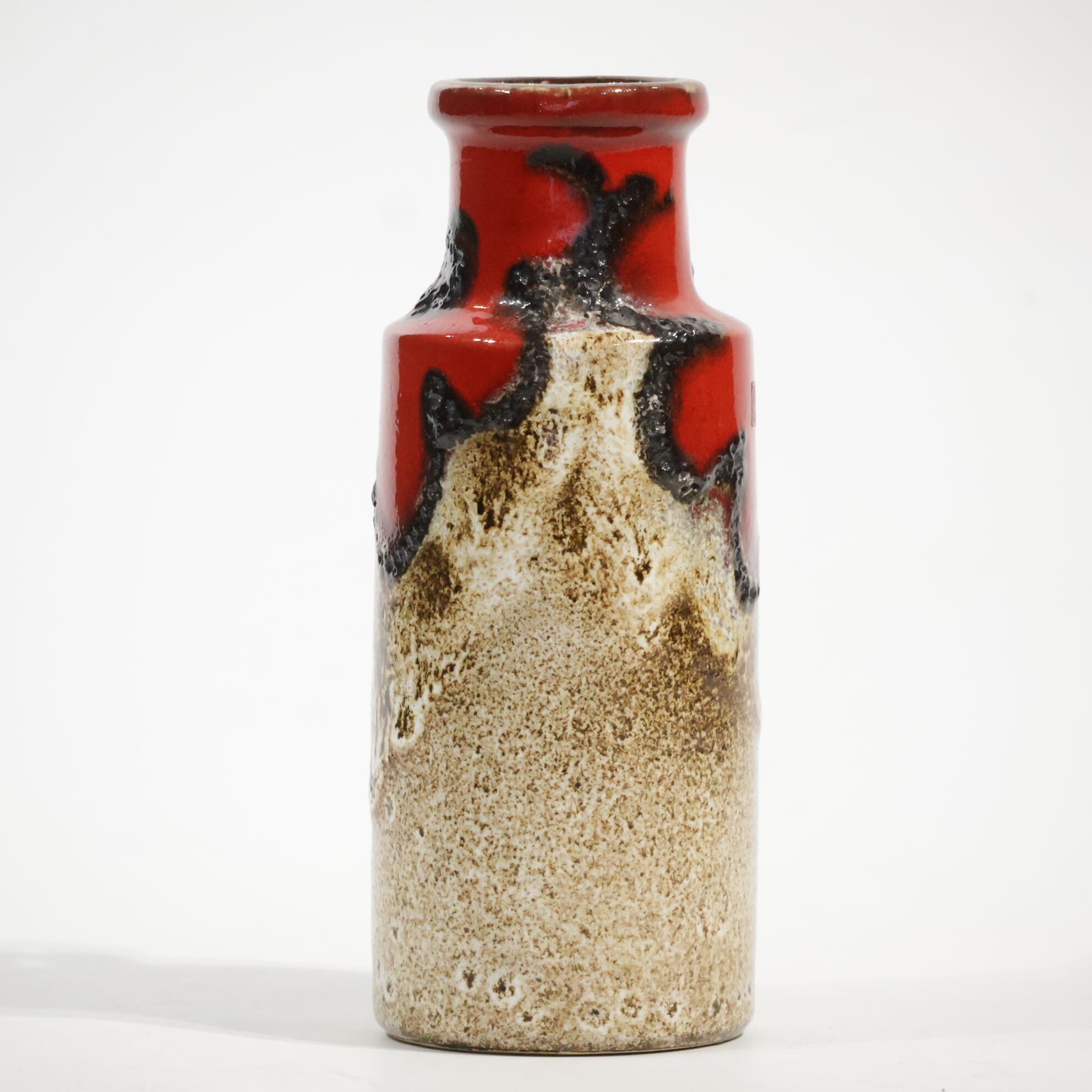 Scheurich 花瓶 シューリッヒ　ドイツ製　白磁 Scheurich-- Scheurich 花瓶 シューリッヒ ドイツ製 白磁 20.4cm | Fat
