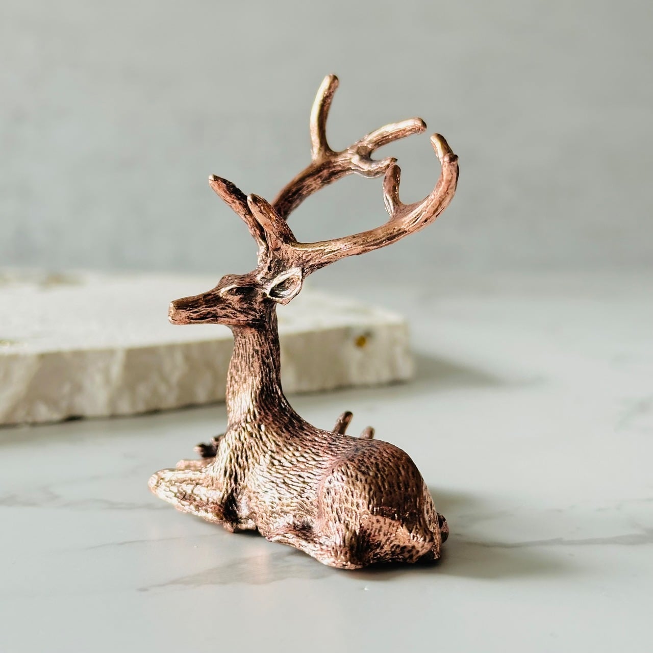 鹿のスフィアスタンド（ゴールド／シルバー／ピンクゴールド） | Mt