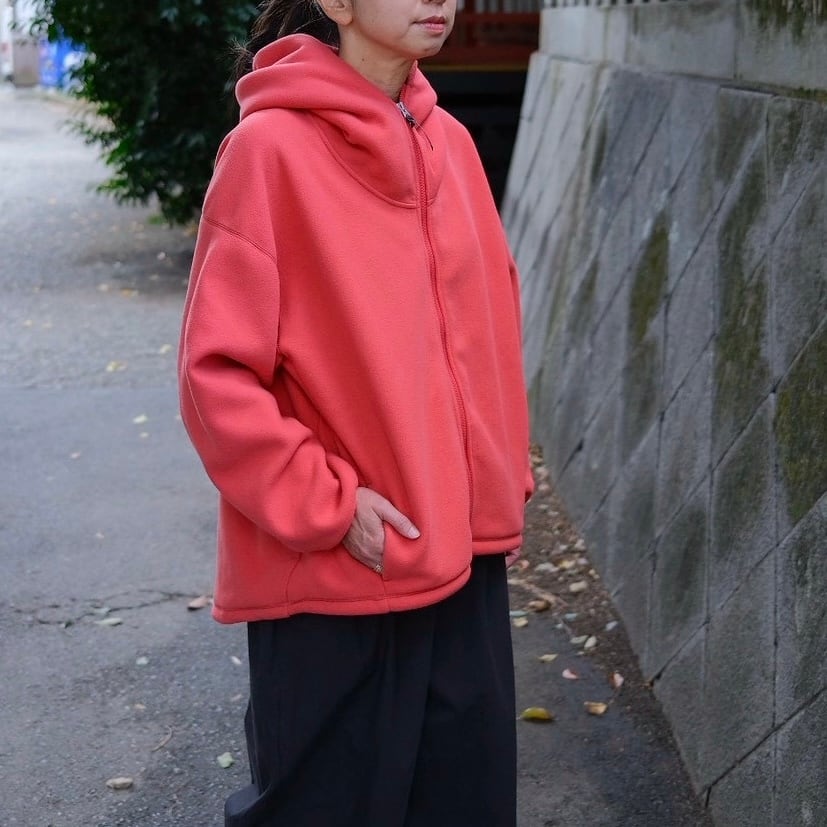 AMERICANA (アメリカーナ)フリース フルジップ フーディー(BRF-842A)Red