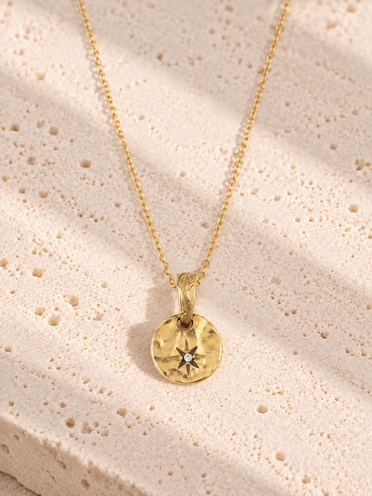 316L hawaiian petit sun necklace #n15 | rani