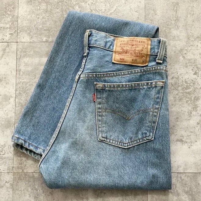 W30 L36】90s US.Levis 501 リーバイス サンアンジェロ工場(552