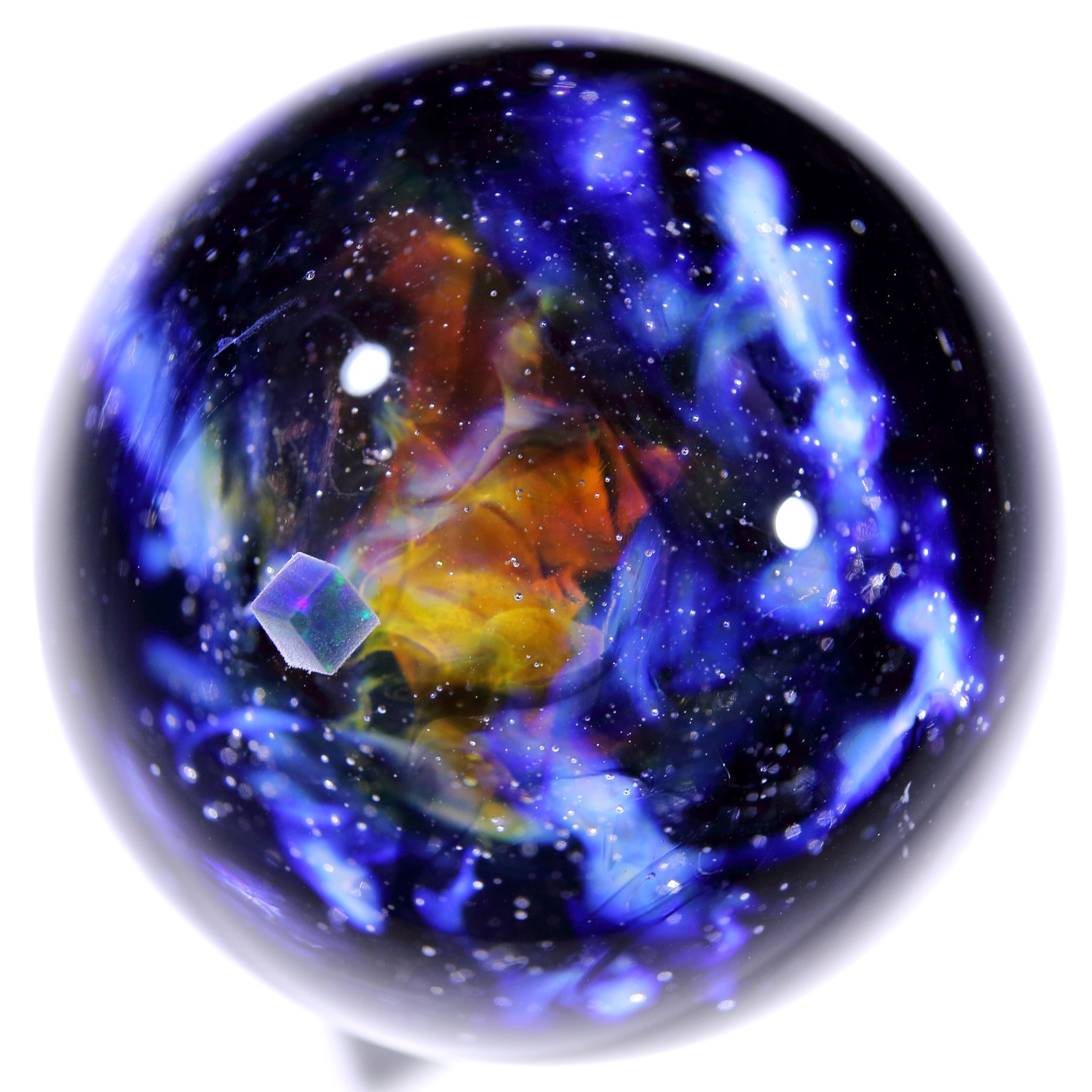 53mm Nebula Galaxy Glass Marble 星雲状宇宙ガラスマーブル
