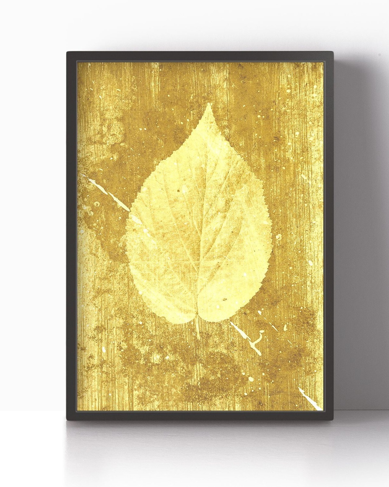 アートポスター / Golden leaf　eb093