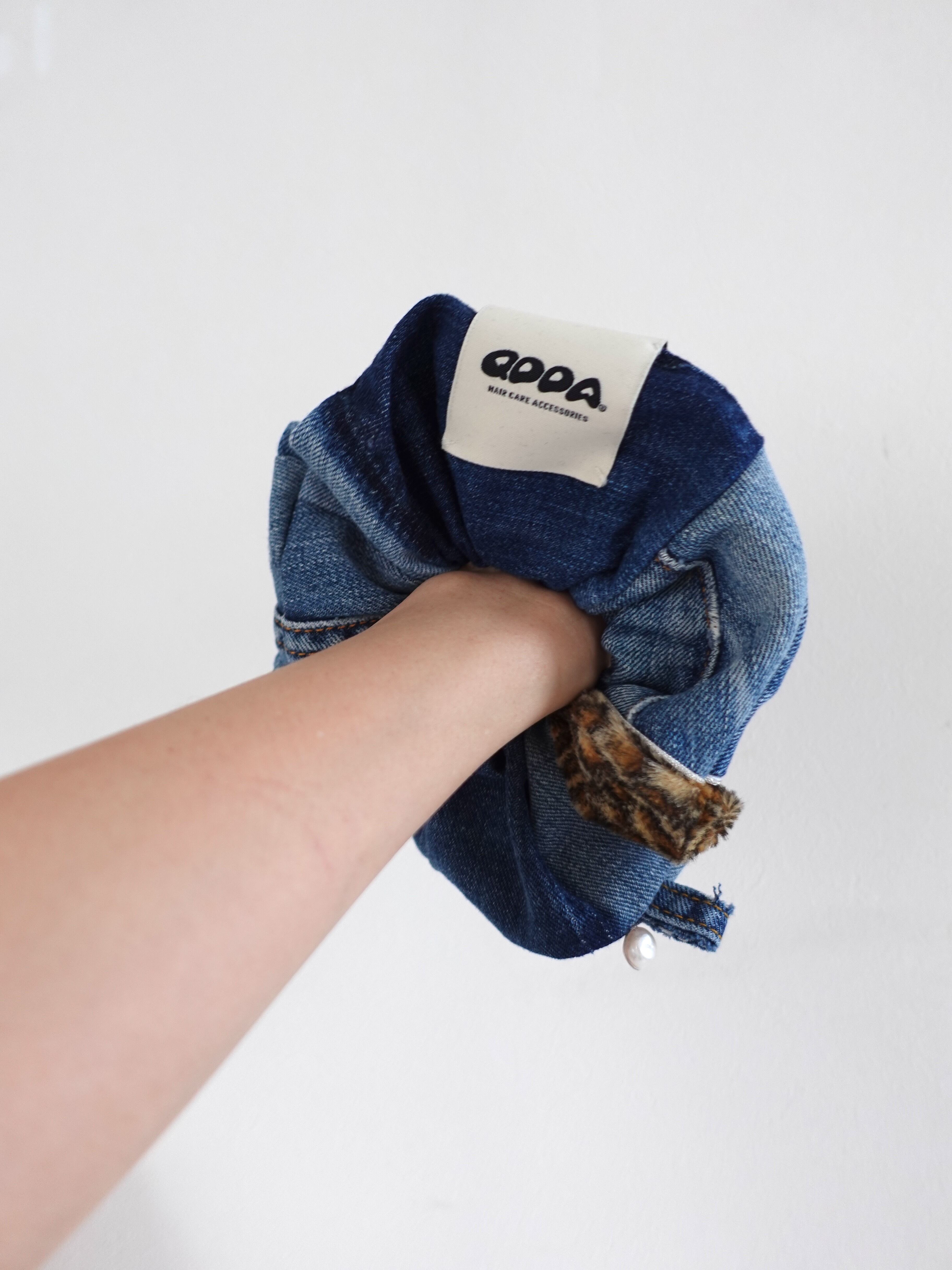 1点【バッグチャーム付】16cm ChouChou Upcycled Denim Bijou アップ