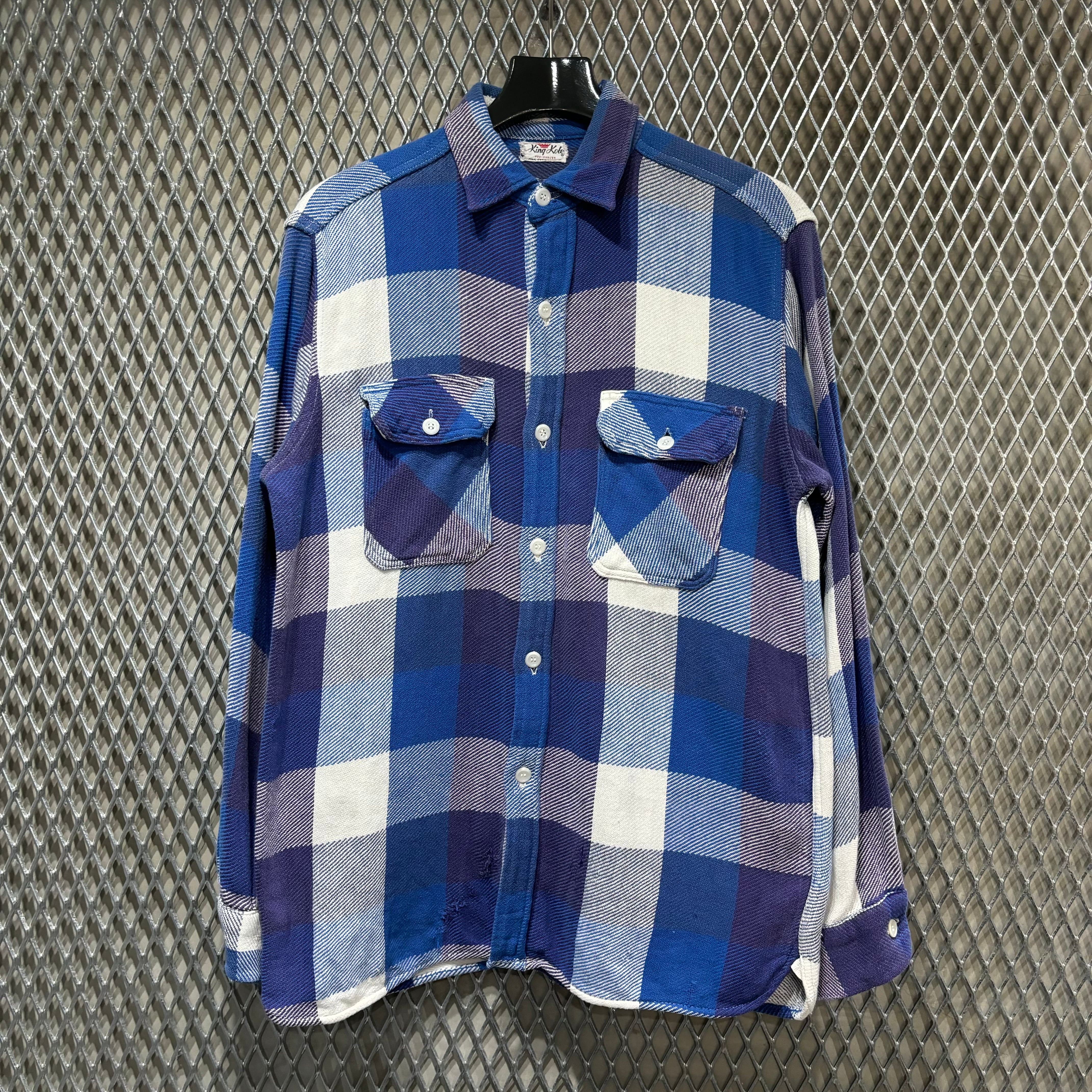 50s【King Kole】L/S Flannel Shirt | the Holic vintage clothing 50s【King Kole】L/S Flannel Shirt | the Holic vintage clothing
