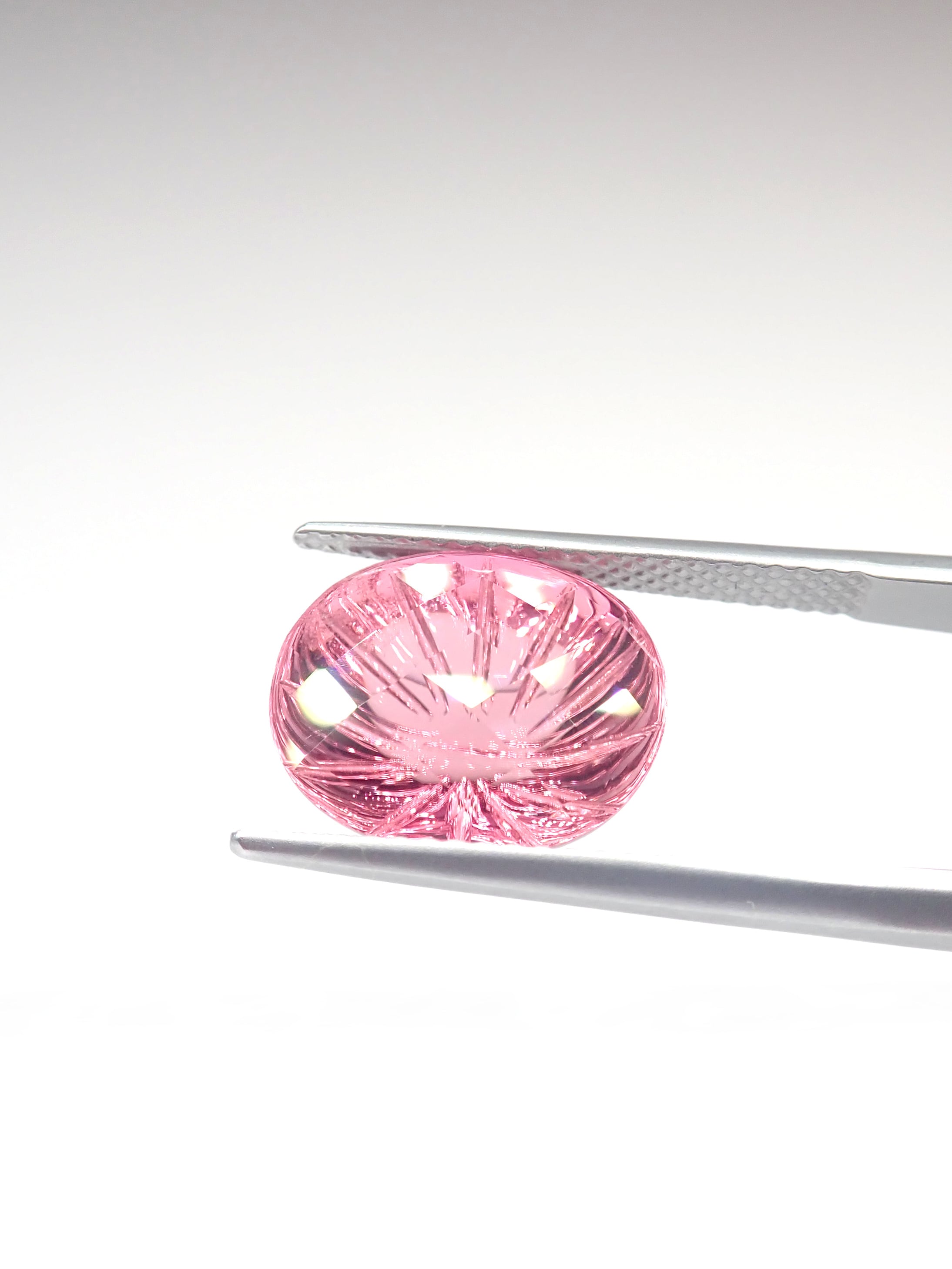 チェッカーカット×カービング】ピンクトルマリン 6.595ct ルース