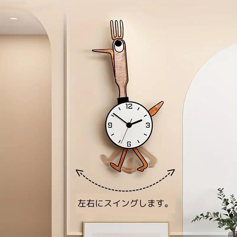 カートゥーン掛け時計 ウォールクロック 壁掛け 振り子 インテリア アート カートゥーン掛け時計 ウォールクロック 壁掛け 振り子 インテリア